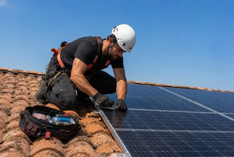Maintenance et monitoring de panneaux solaires à Fontiès-d'Aude