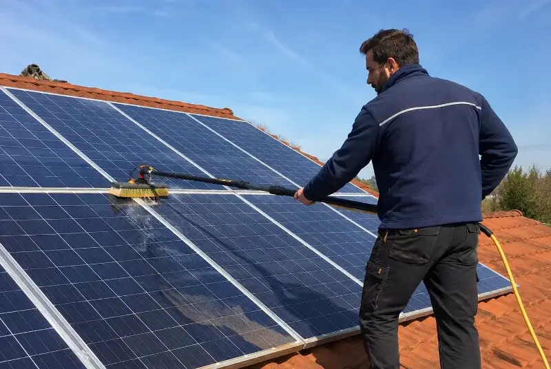 Nettoyage et entretien de panneaux solaires à Fontiès-d'Aude